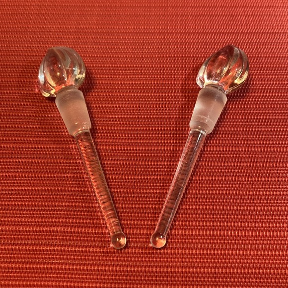 Brass Caddy & Perfume Bottles Style Of 19th Century French Baccarat Floral Motif - Picture 11 of 14